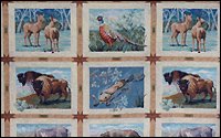 Big Country Teal Hills (102) Western Upholstery Fabric